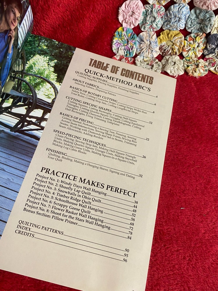 Teach Yourself Quick-Method Quilting 9 Projects & More by Leisure Arts Leaflet