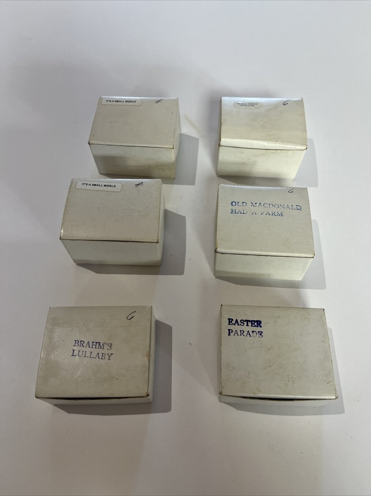 Touch Disc Musical Electronic Inserts Vintage.