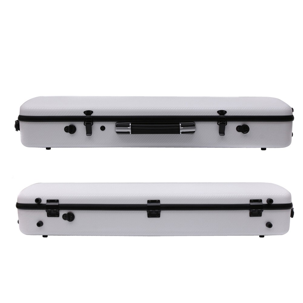 Advanced white Violin Case Box 4/4 Carbon Composite Strong nice workmanship