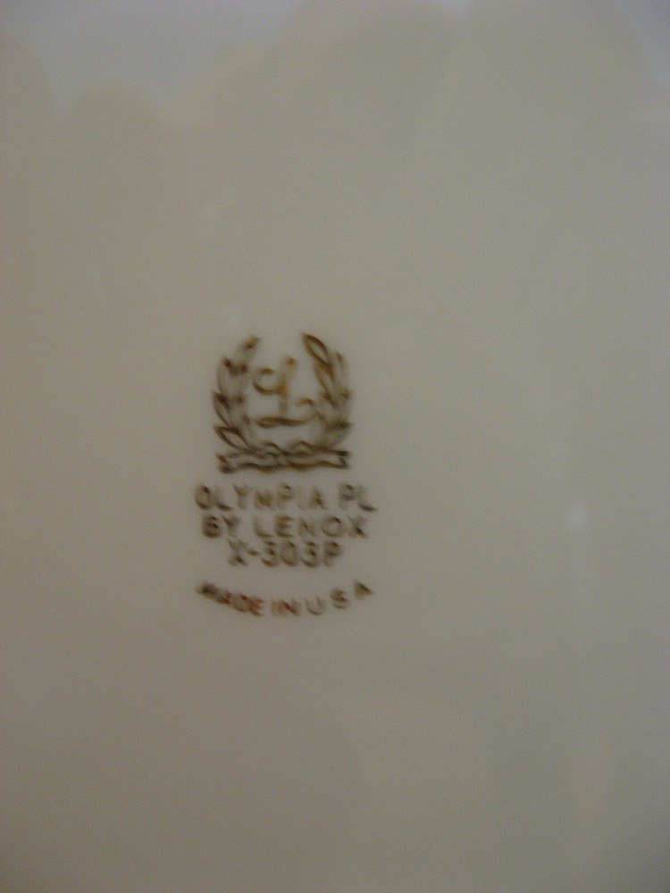 Lenox Olympia Platinum China 5-Pc Place Setting - Very Nice!