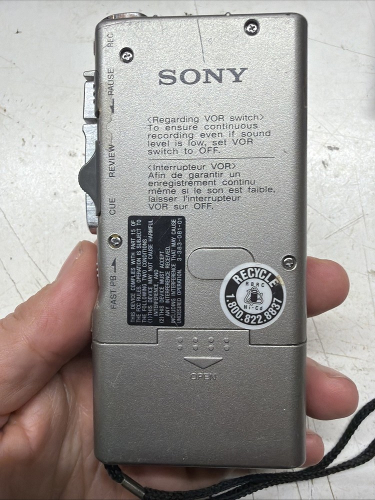 Sony M-635VK Voice Recorder