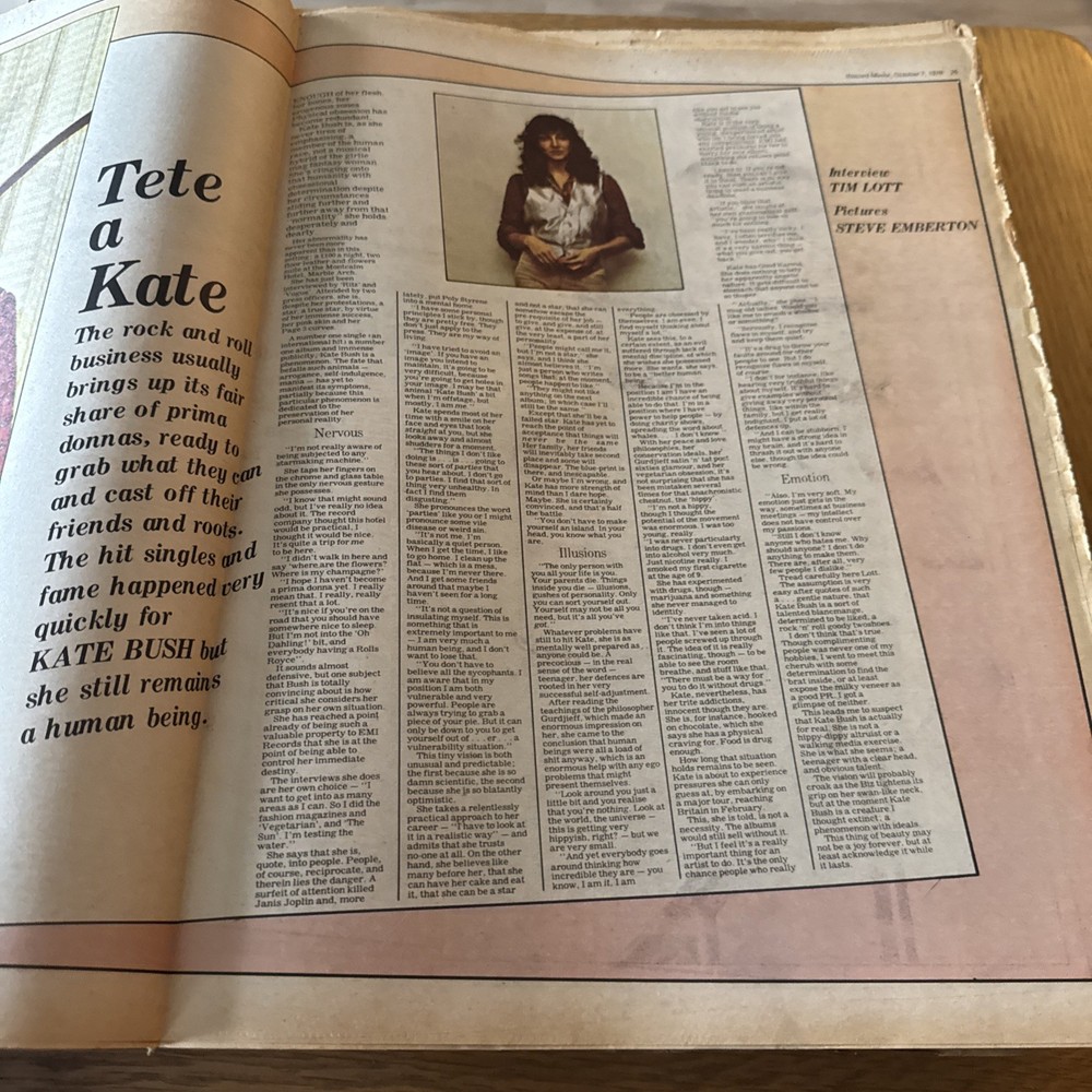 Record Mirror - October 7th 1978 - Sylvester Front Cover