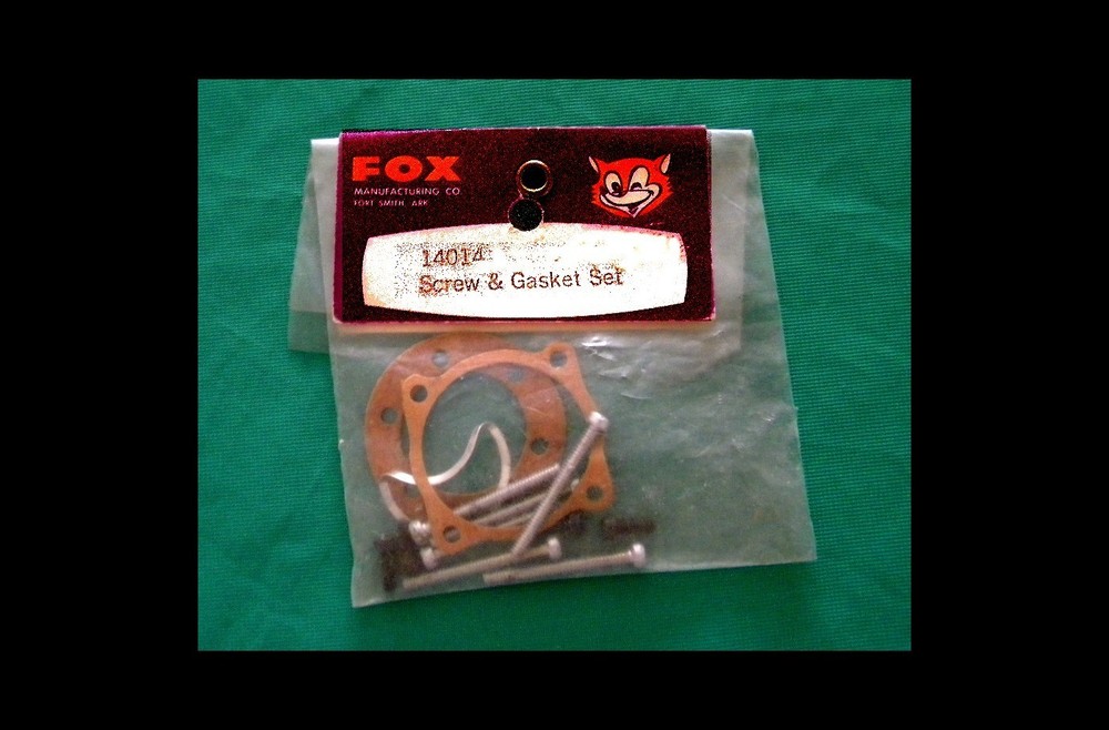 FOX Engine Part SCREW & GASKET # 14014 Factory Sealed