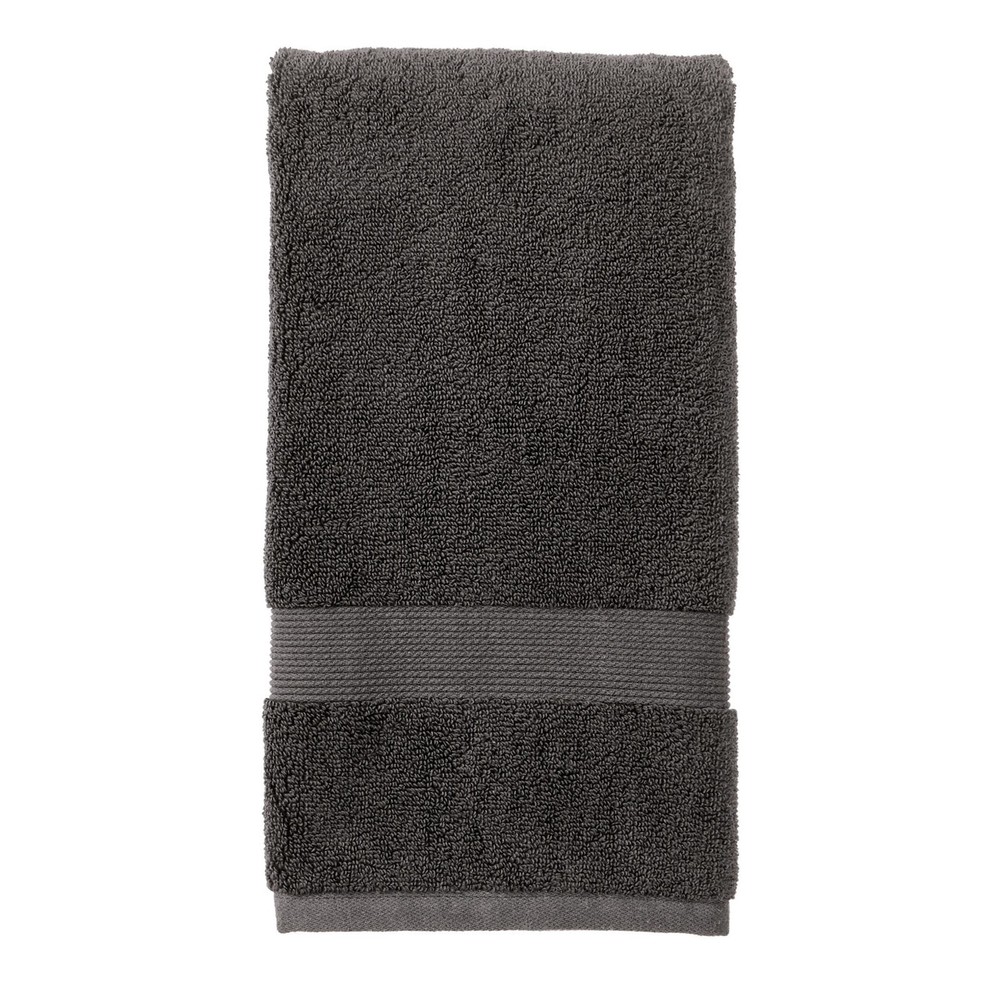 Soft Solid 6 Piece Towel Set Gray Shadow W Luxurious & Absorbent New