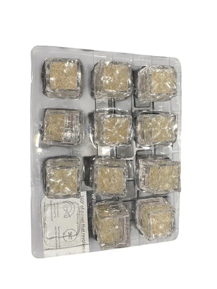 12 Pack Polychrome Flash Ice Cubes NEW-OPEN (MISSING 1 ICE CUBE)