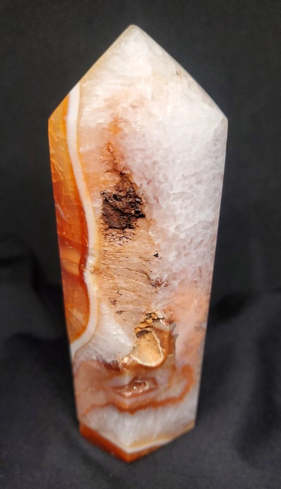 Druzy Carnelian Point Tower 4.5"