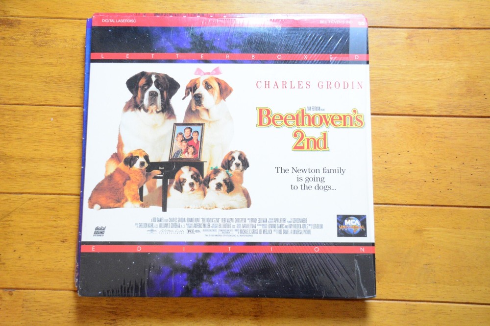 BEETHOVEN'S 2nd LASERDISC LD LETTERBOX [51]