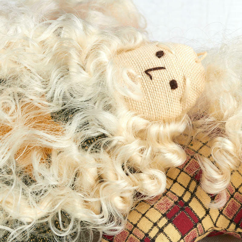 Factory Direct Craft Assorted Homespun Santa Ornaments