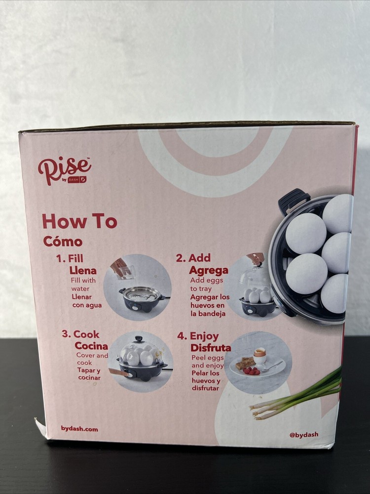 Rise by Dash Black Egg Cooker