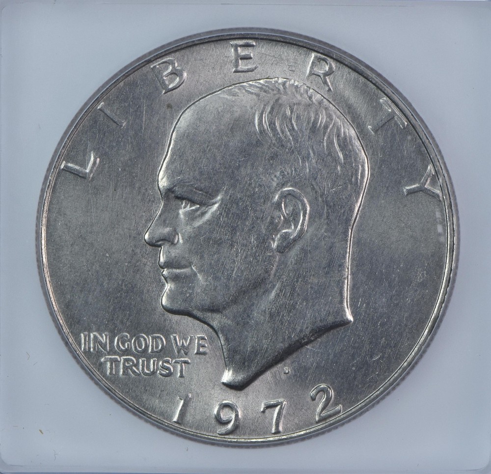 1972-D Eisenhower $1 MS64 ICG