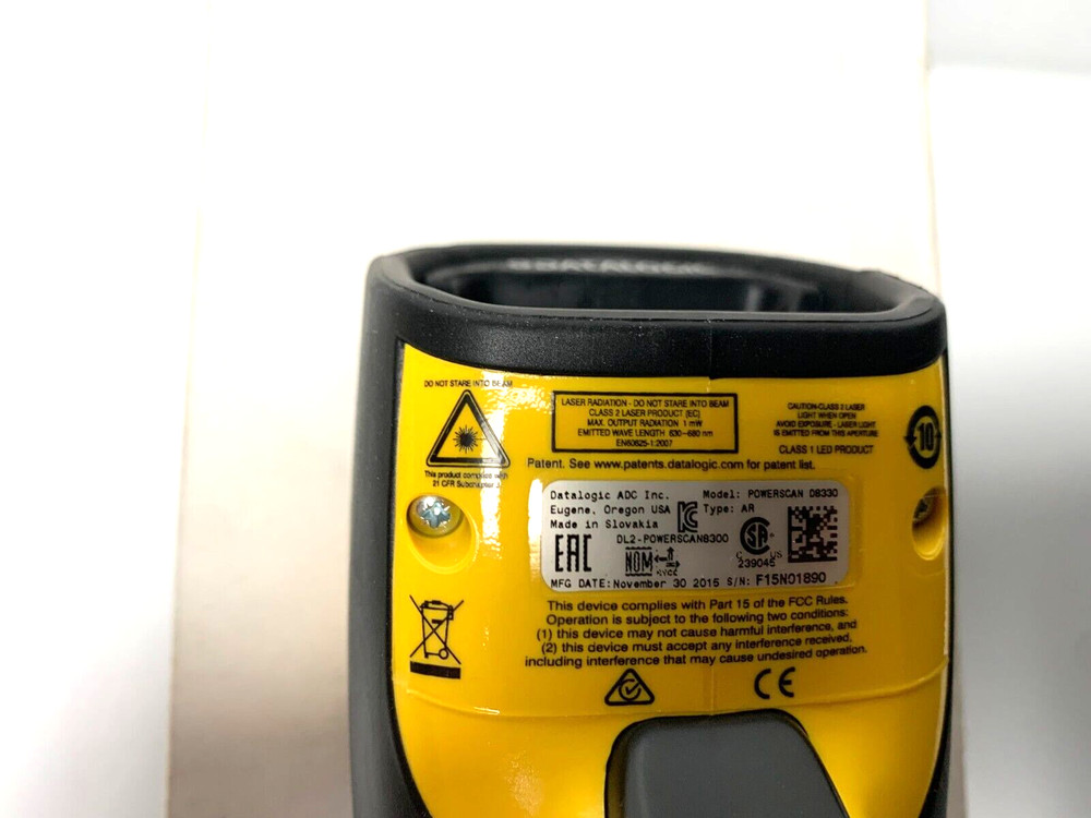 NEW! DataLogic Power Scan D8330 AR Long Range Scanner