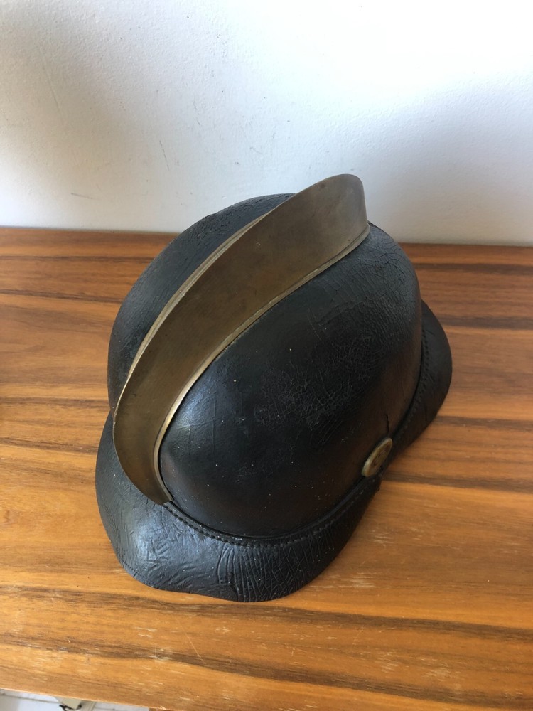 SWISS leather FIRE helmet 1900's