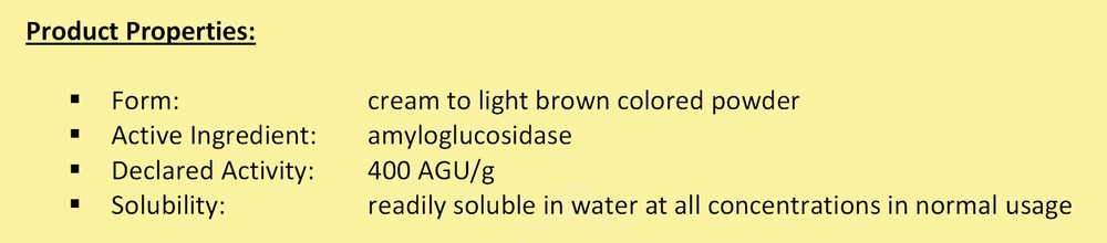 Glucoamylase Enzyme - 1 Ounce