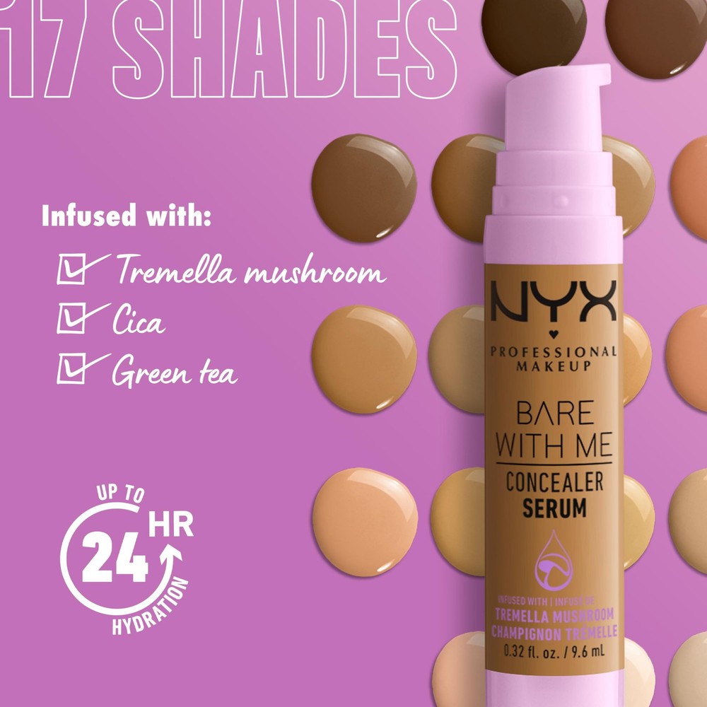 Concealer Serum Medium Golden 24hr Hydration Makeup for Face