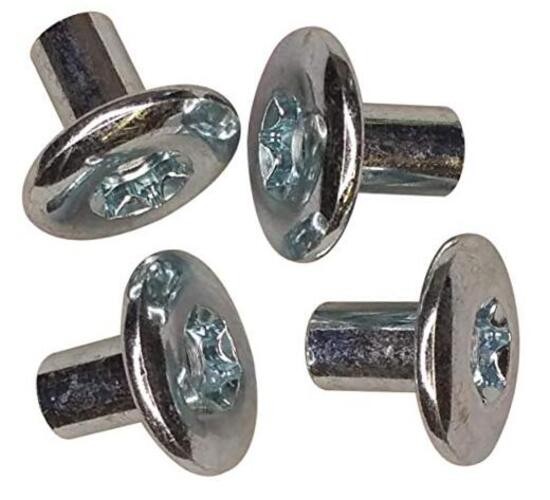 5/16" Torx Barrel Nuts () - Trailer Hardware Nuts for Enclosed Cargo 4 Pack