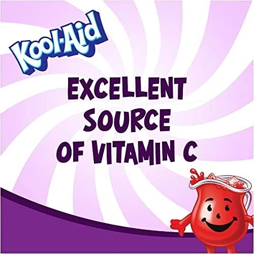 Kool-aid Grape Soft drink Mix 19 Oz Container(Pack of 6)