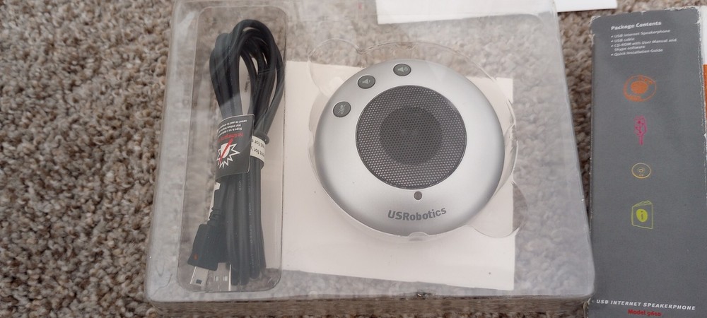NEW SEALED USB INTERNET SPEAKERPHONE MODEL 9610
