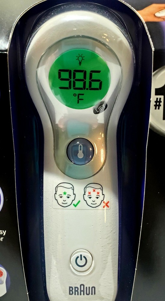 Braun No-Touch Forehead Digital Thermometer- Model NTF3000-NIB