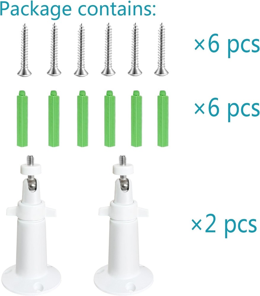 Adjustable Camera Mount for Enhanced Security - Includes Mounting Kit