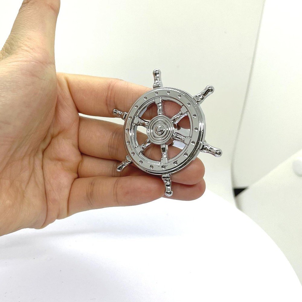 6 pcs Ship Rudder Handles Ship Helm Cabinet Knobs Ocean Theme Knobs Zinc Allo...