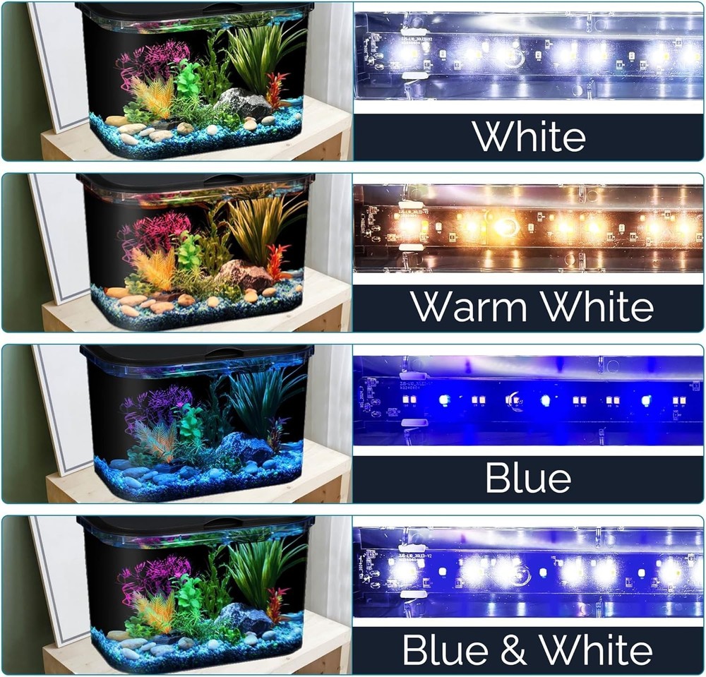PanaView 5-Gallon Aquarium Starter Kit with LED Lighting