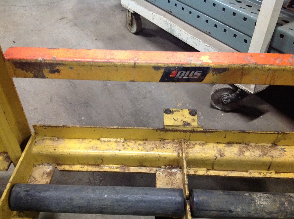 Battery Handling Systems Battery Roller Transfer Cart