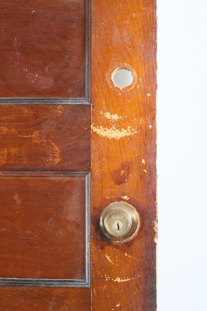 Vintage 6 Panel Solid Pine Passage Door 79.5 x 29.75
