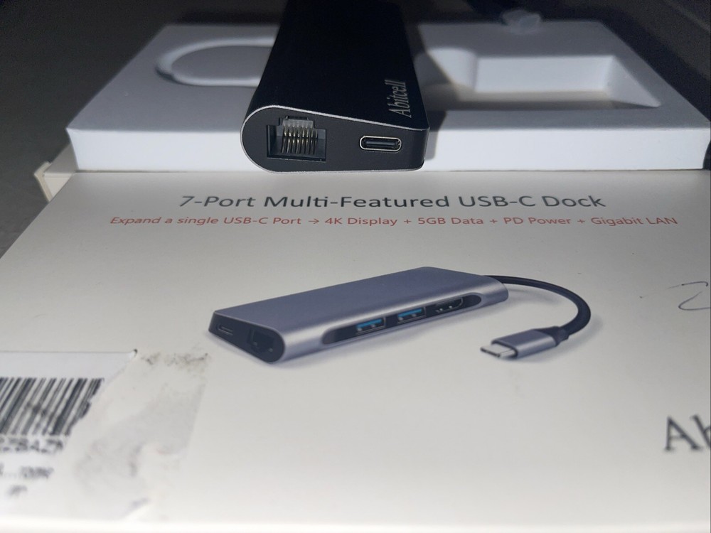 Abitcell 7-Port Multi-Featured USB-C Dock