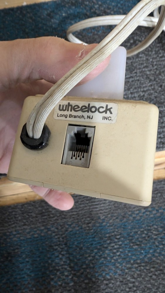 Vintage Wheelock Phone Strobe Light Wall Mount # PS-11A-1