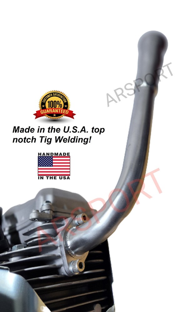 Exhaust Header pipe for: Predator Max 459cc, Duromax XP16HPE & XP18HPE 457cc