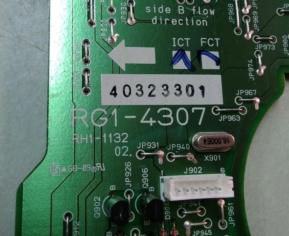 HP LASERJET 2300 ENGINE CONTROLLER BOARD RG1-4307