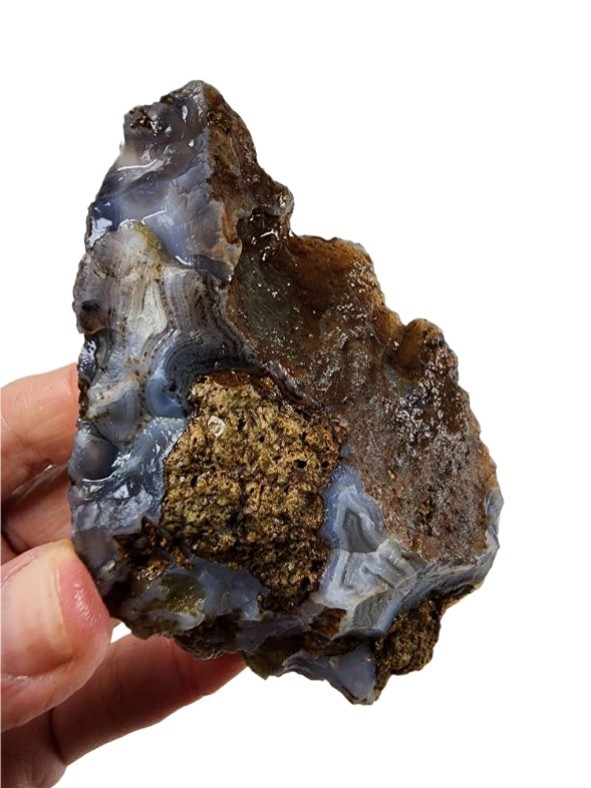 Banded Agate Rough 196.1 grams.