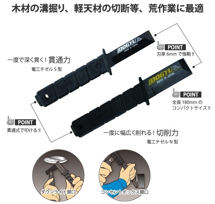 DOGYU ELECTRIC WORK CHISEL N TYPE 02770