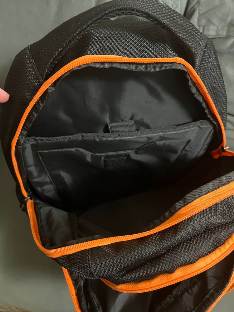 Turbo Shuttle Black Orange Bowling Backpack