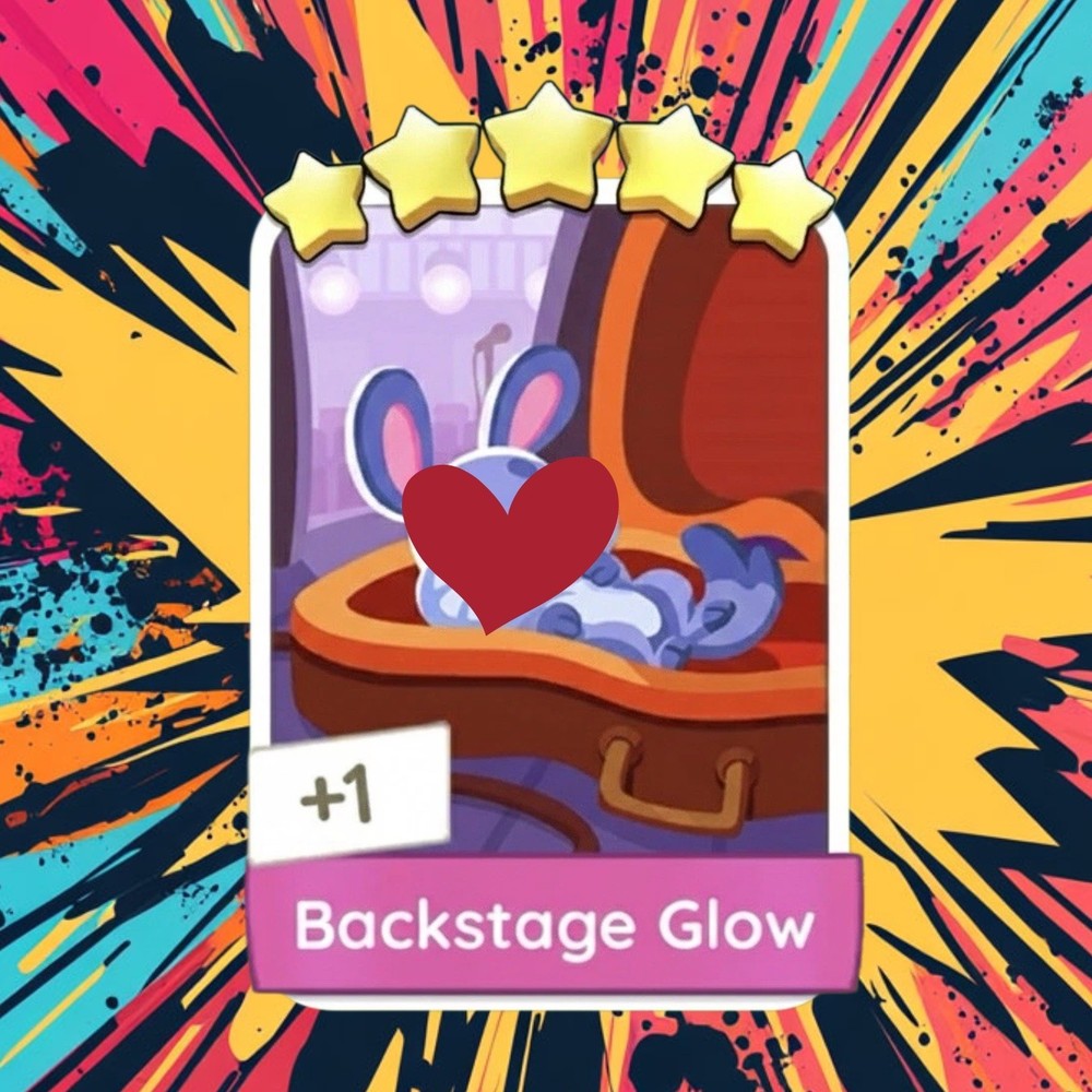 Backstage Glow-Sticker 5⭐⭐⭐⭐⭐ - ⚡️ Fast Send ⚡-Mono_poly GO!!!