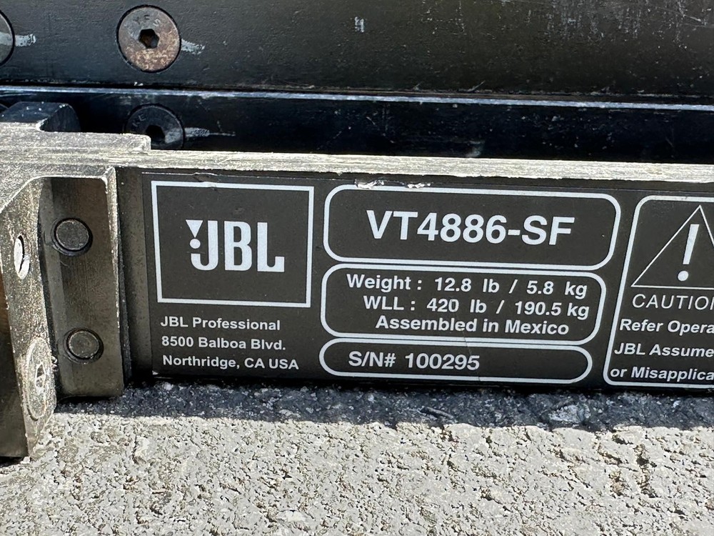 JBL VT4886-SF Subcompact System Array Frame #7179-7232 (One)(TRUEHEARTSOUND)