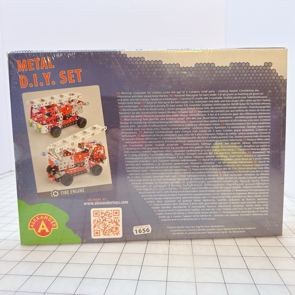 Alexander Fire Engine Constructor 314 Pcs. STEM New & Sealed