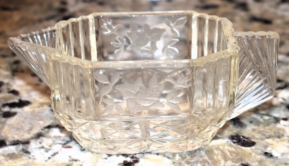 Vintage Crystal Creamer Pitcher
