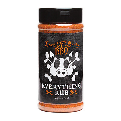 Loot N Booty OW88217 Everything BBQ Rub, 14 oz. - Quantity 6