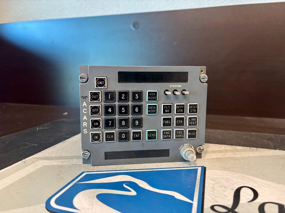 ACARS Control Unit 70153D 2225888-4 Removed Working