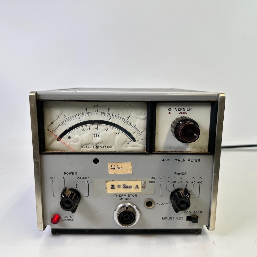 Hewlett Packard Hp Agilent 431B Power Meter