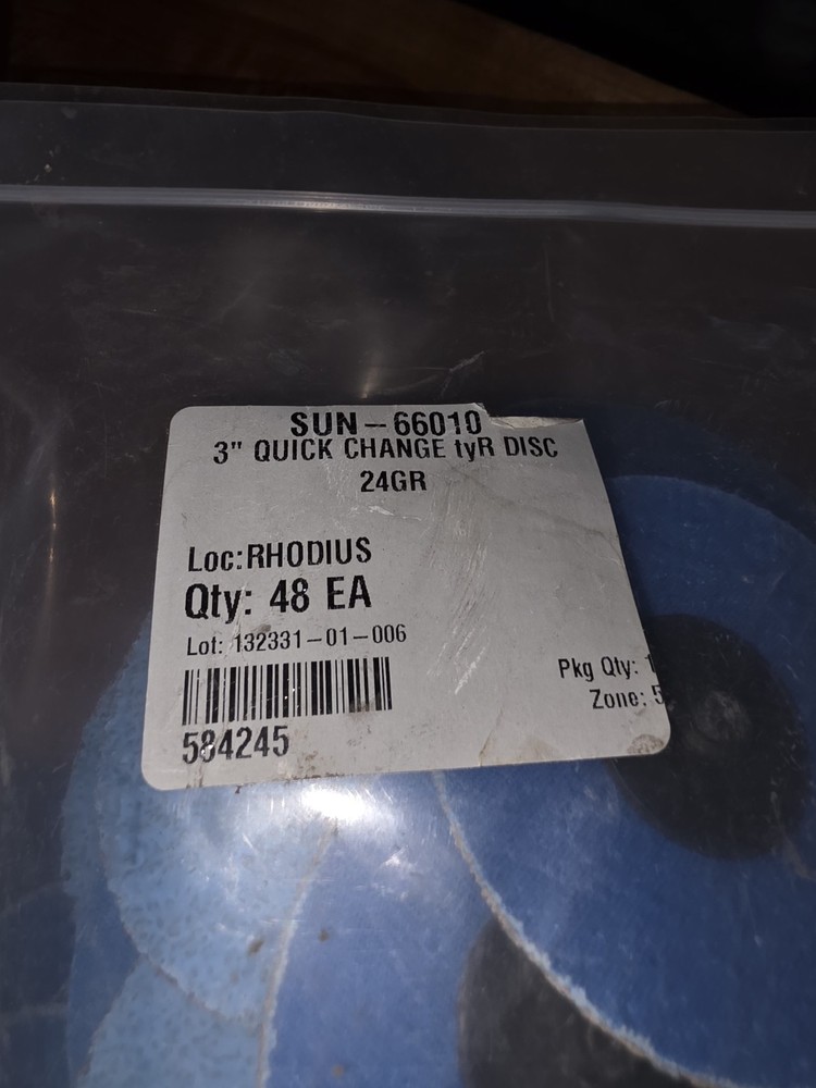 3" Quick Change Discs - GRIT 24 98-piece package