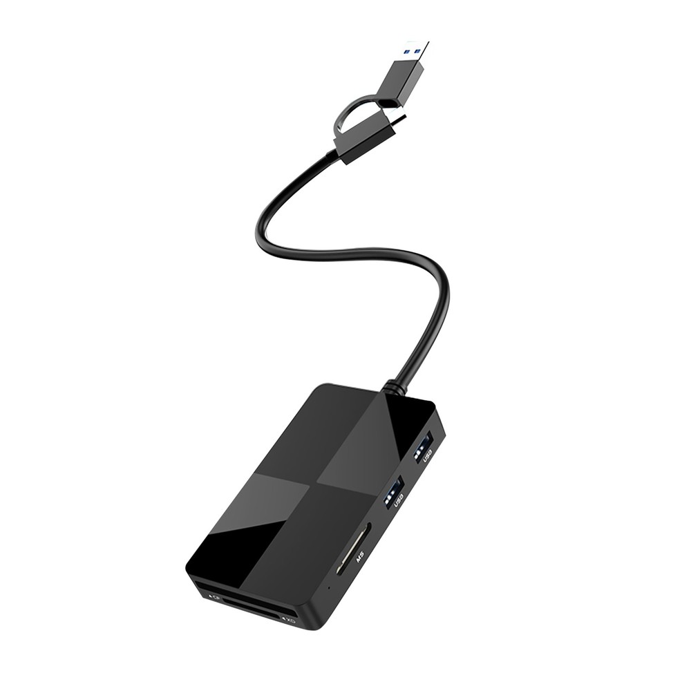 8-IN-1 USB 3.0 Type-C USB Smart Memory Card Reader High-Speed Adapter Accessory