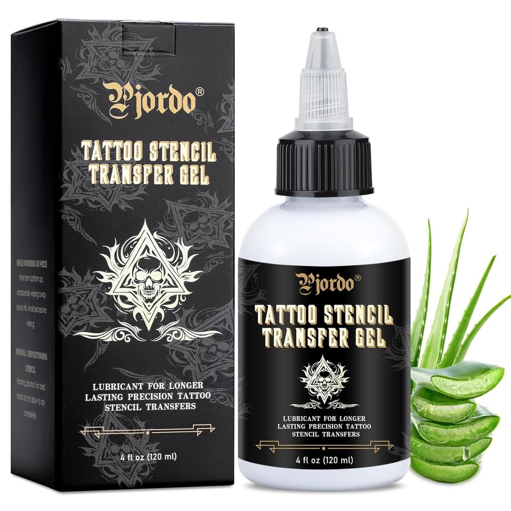 Tattoo Stencil Transfer Gel Solution, Gel, Black