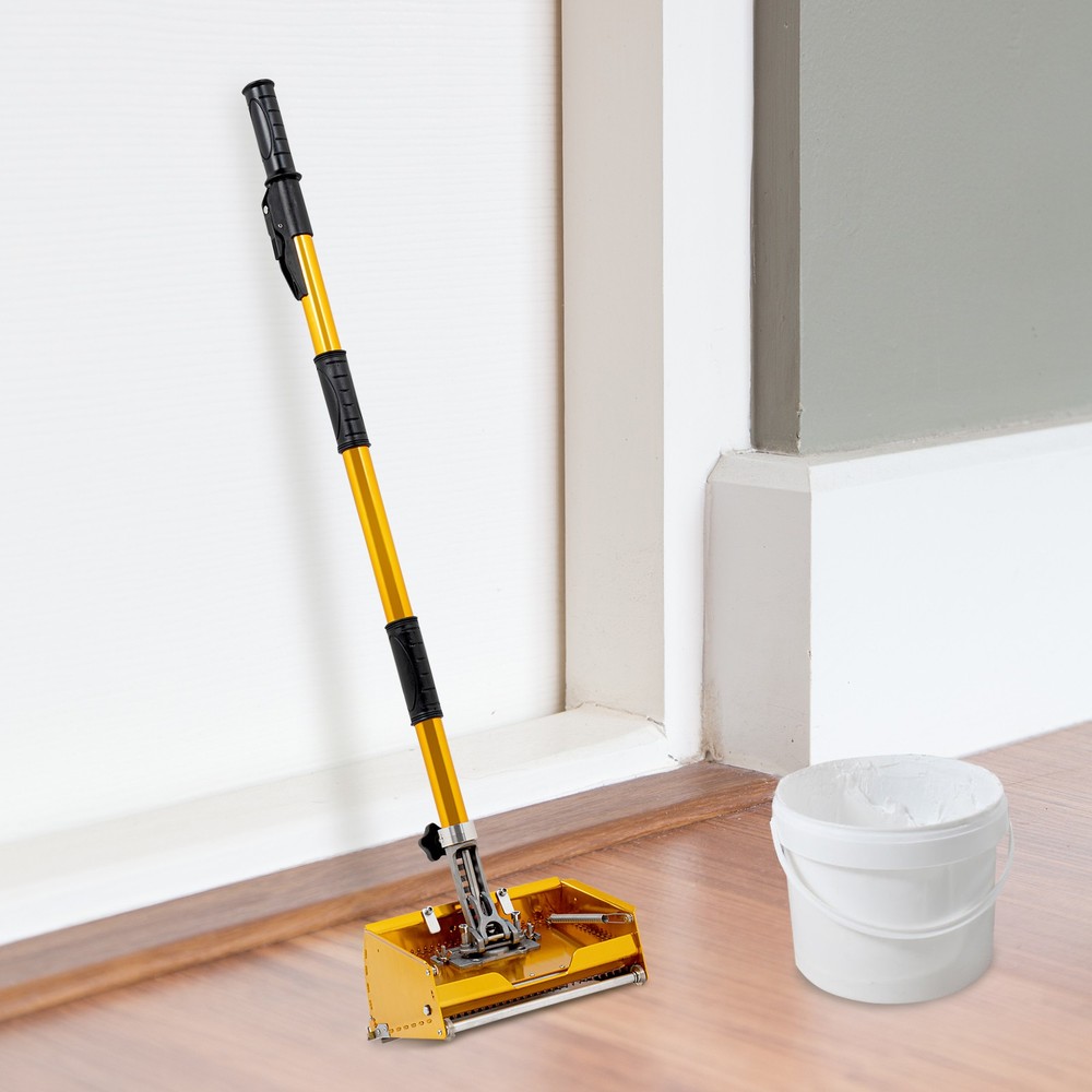 10" Drywall Taping Tools Flat Finishing Box Set w/ Extendable Handle