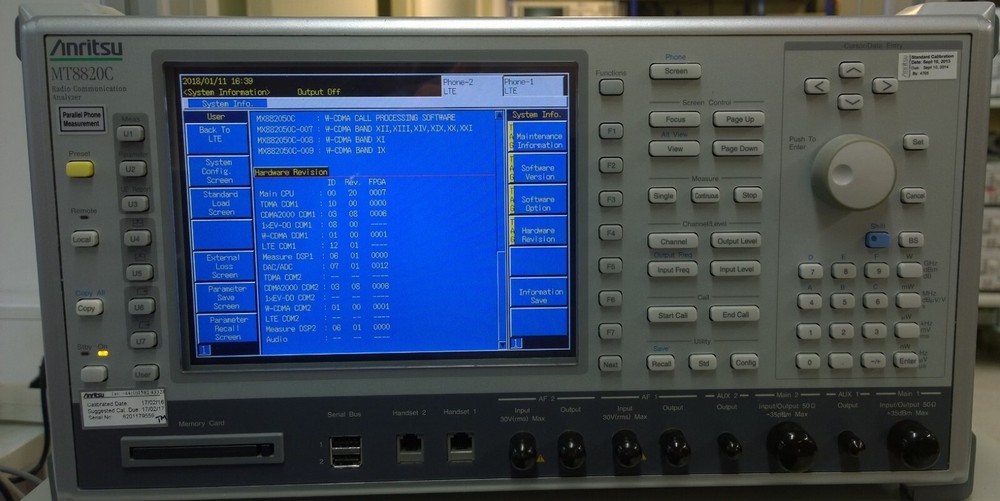 Anritsu MT8820C Radio Communication Analyzer, LOADED WITH OPTIONS!