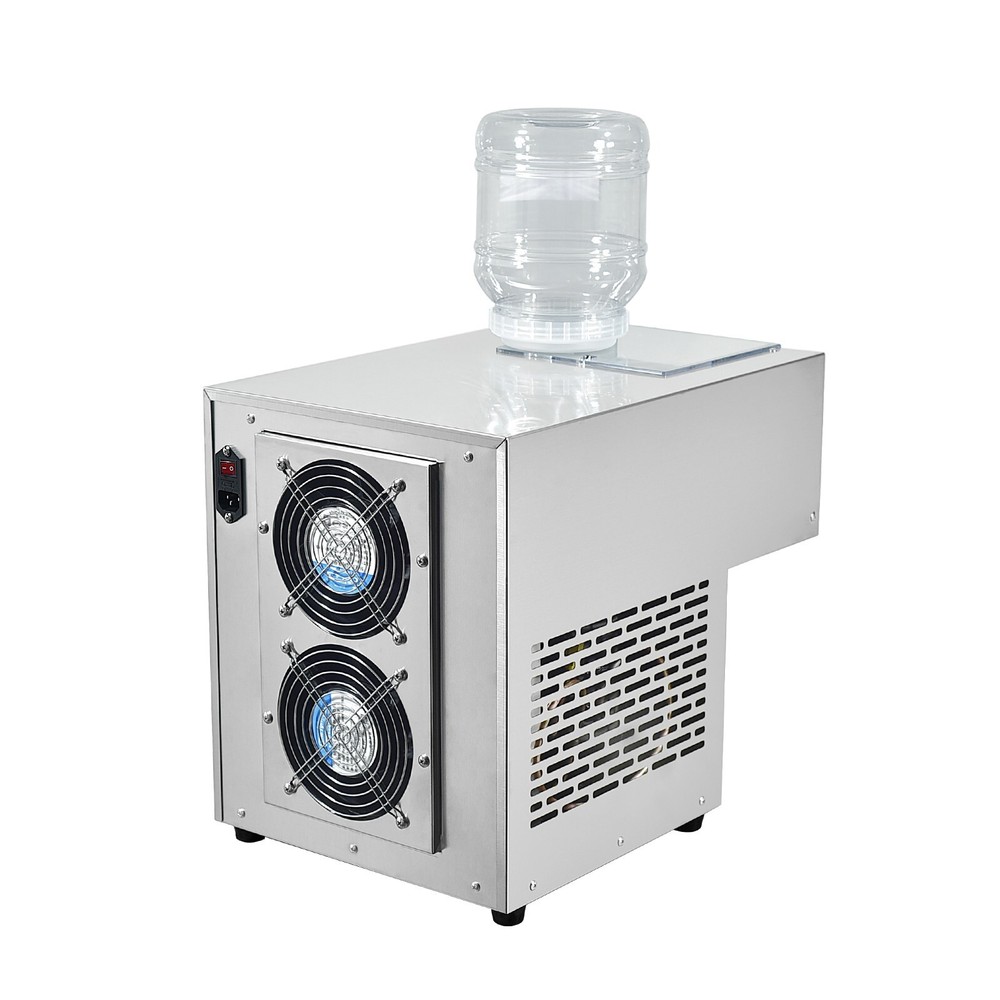 Kolice 275 lbs/day Automatic Snowflake Ice Machine with Rotatable Base Air Cool