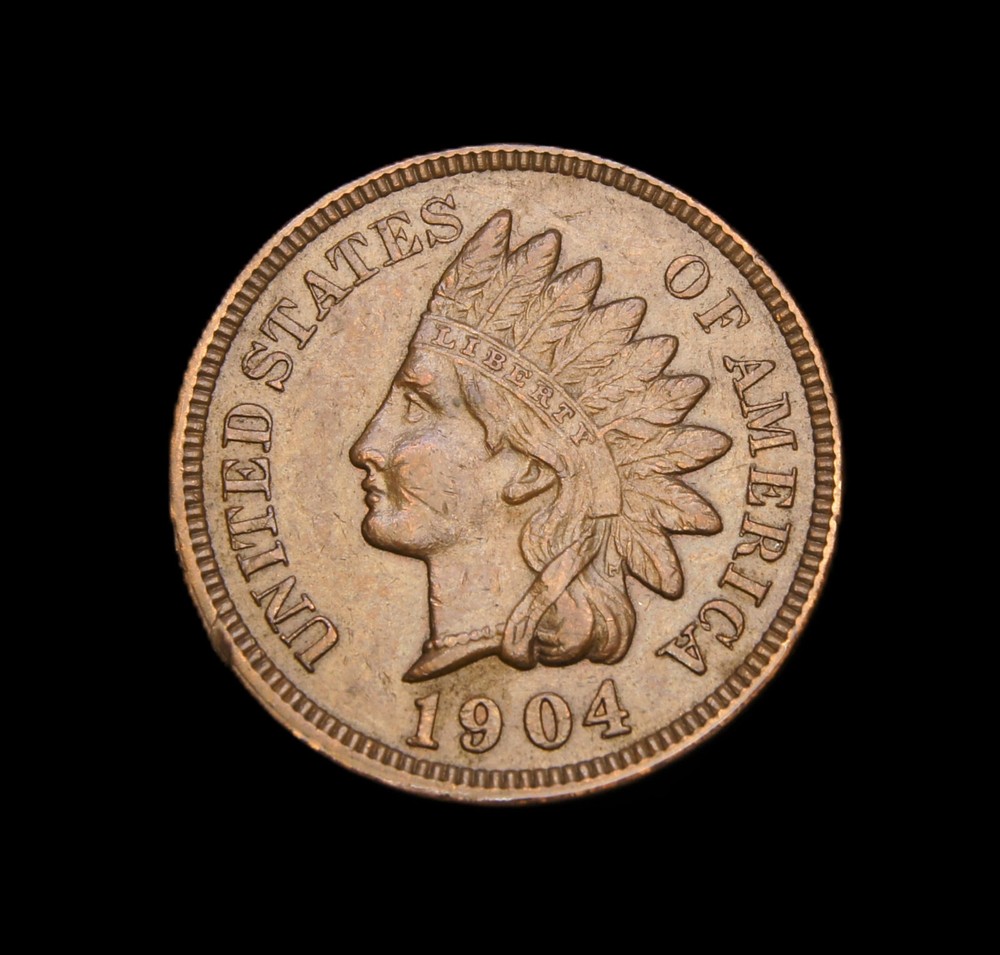 1904 Indian Head Cent AU