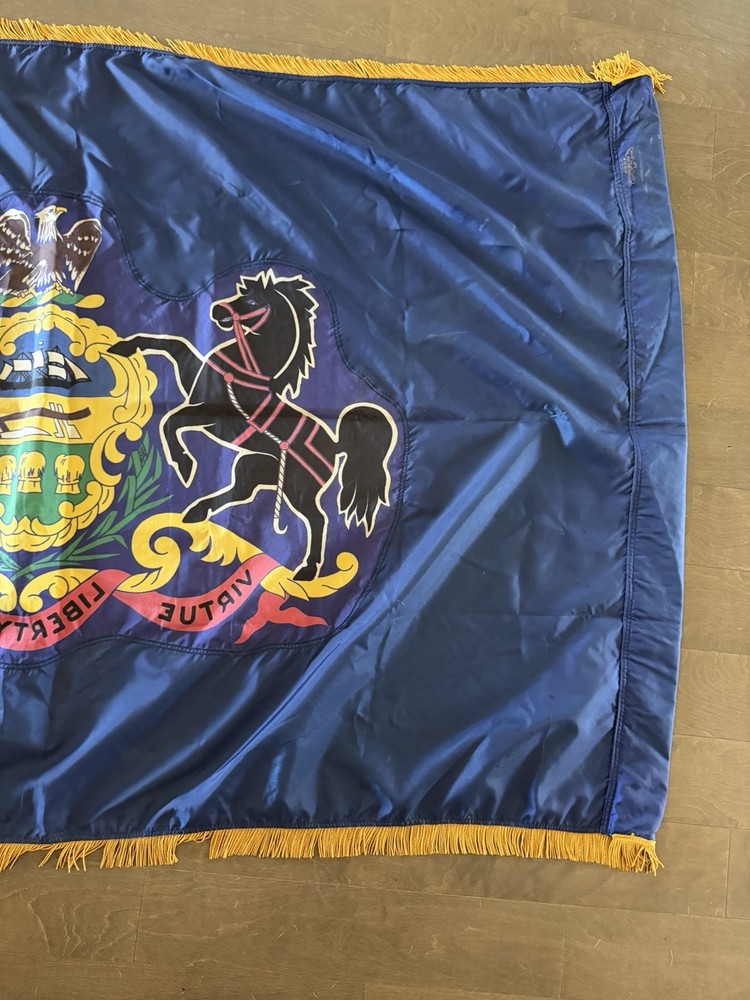 Vintage Pennsylvania Flag 74” x 47”