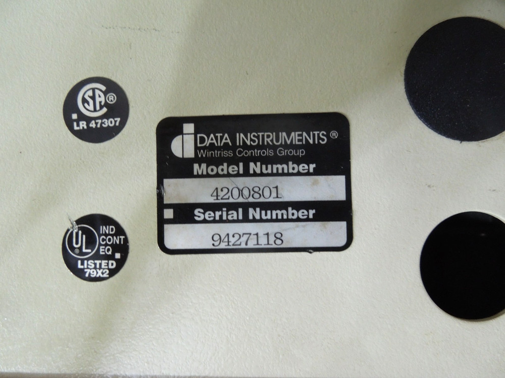 DATA INSTRUMENTS 4200801 SENSOR INTERFACE, WINTRISS CONTROL GROUPS🎯
